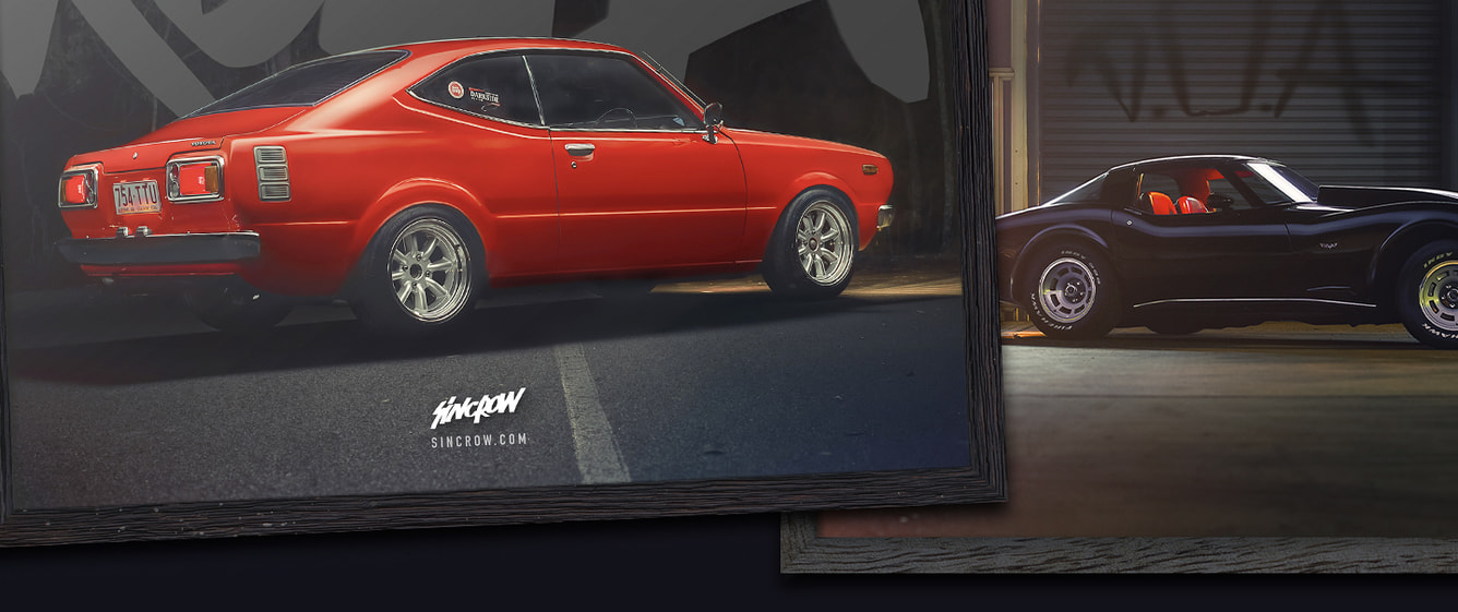 TOYOTA CORROL PRINT C3 CORVETTE PRINT